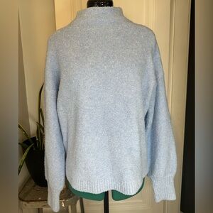 Marled Sweater light blue large
